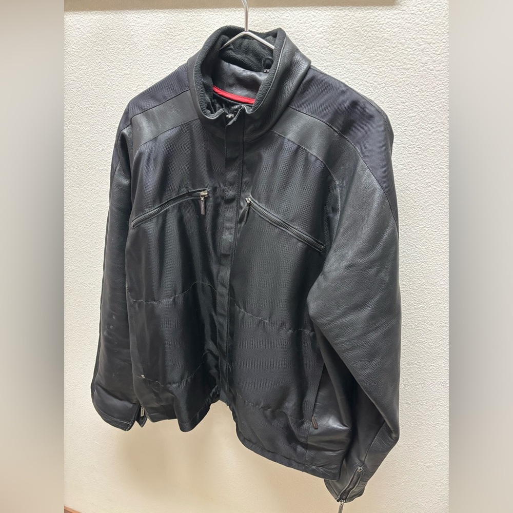 Men's Black Leather Jacket